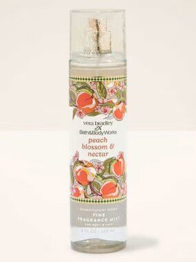 BBW Vera Bradley Limited Edition Peach Blossom & Nectar Empty Bottle